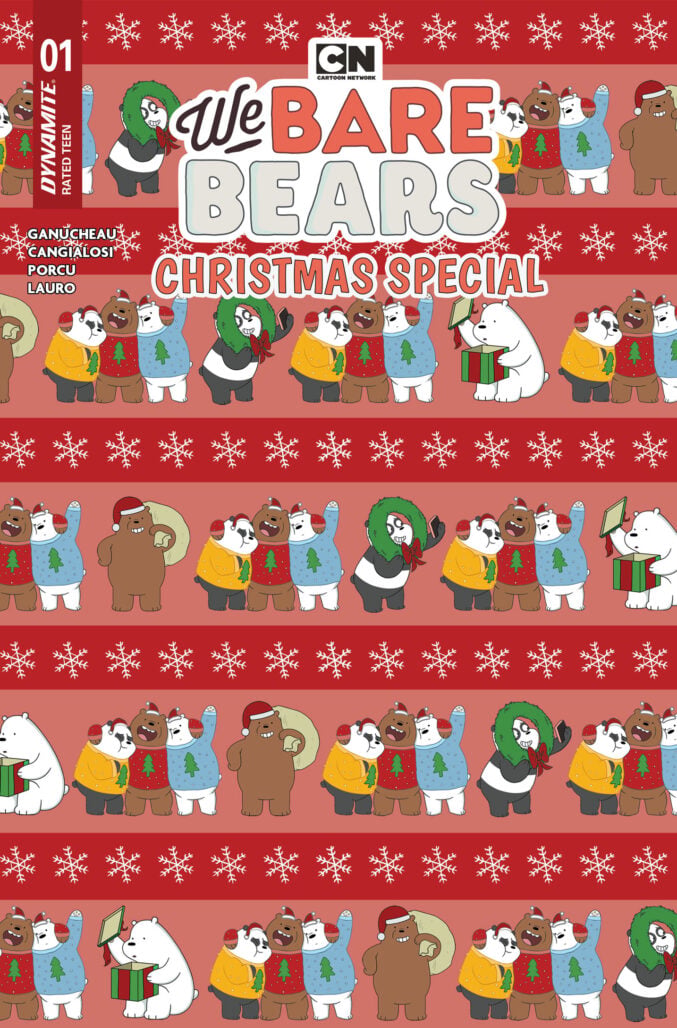 We Bare Bears Christmas Special Cover C (wrapping paper cover)