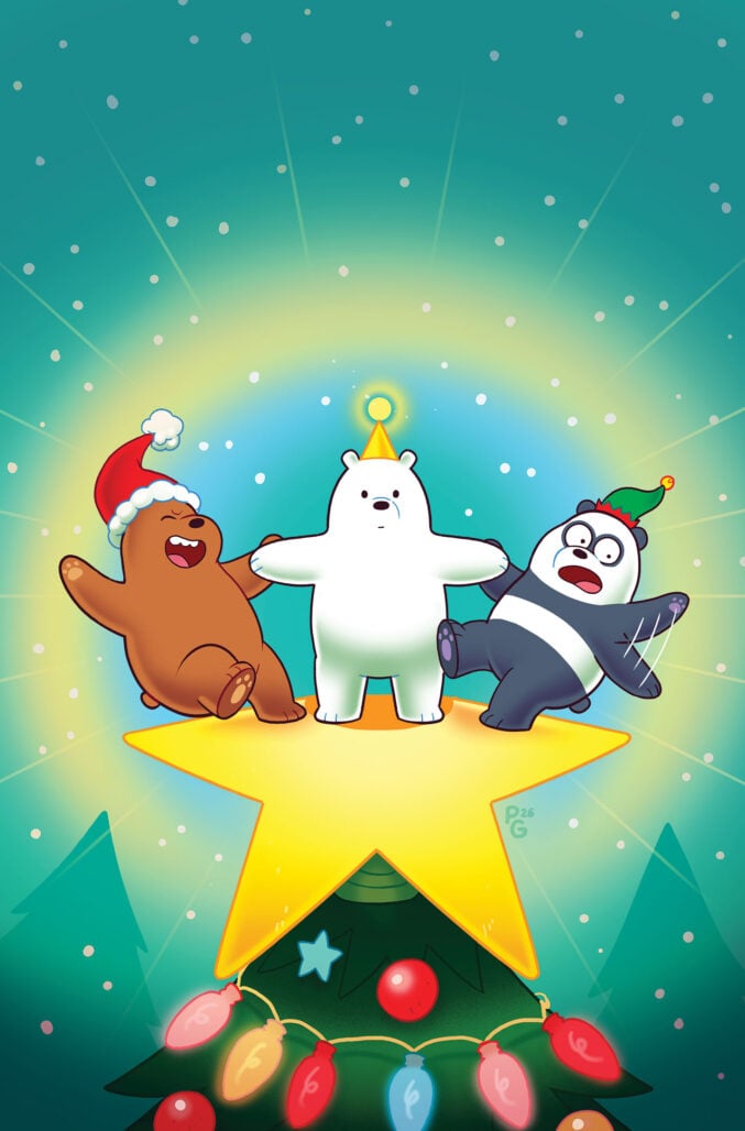 We Bare Bears Christmas Special cover F by Paulina Ganucheau (virgin variant)