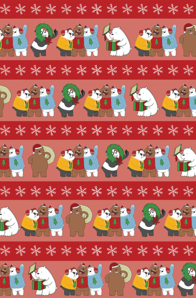 We Bare Bears Christmas Special cover H (1:10 incentive, wrapping paper cover virgin variant)