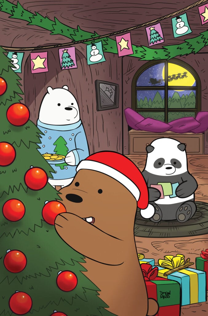 We Bare Bears Christmas Special cover J (1:20 incentive, Drew Moss cover virgin variant)