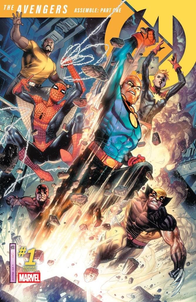 Avengers #1 (2026) cover by Jim Cheung