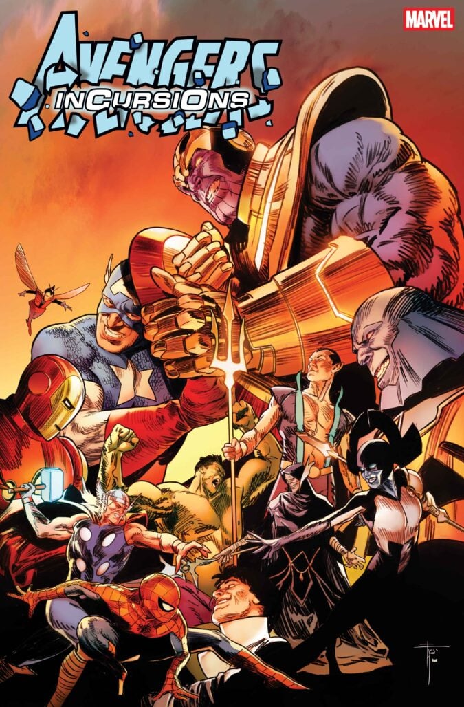 Avengers: Incursions cover B by Francesco Mobili