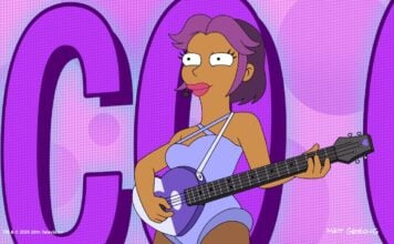 Video Interview: DAWNN LEWIS on FUTURAMA’s Coco Charm, LaBarbara Conrad and Brainormous FUTURAMA - "The Charm Offensive" - Earth’s biggest pop star uses musical brain programming to command her army of fans.