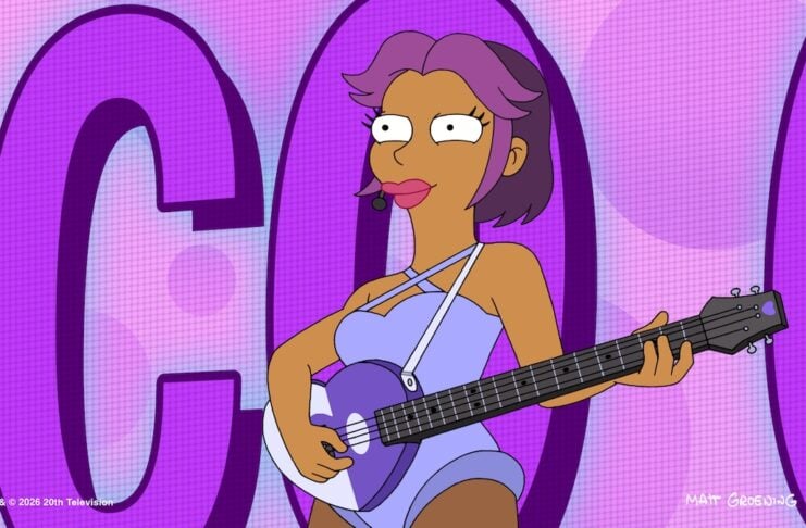 FUTURAMA - "The Charm Offensive" - Earth’s biggest pop star uses musical brain programming to command her army of fans.