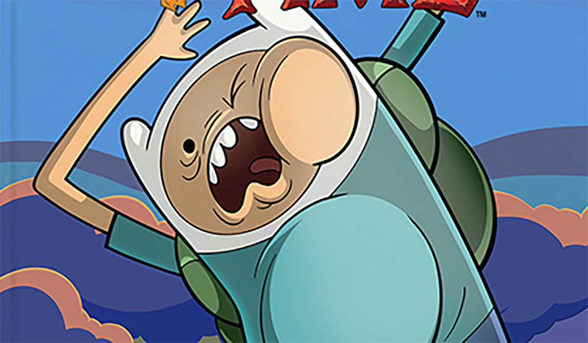 Copy of 1_FINN_Book_Out_SlipcoverCROPPED Adventure Time Deluxe Comics Library