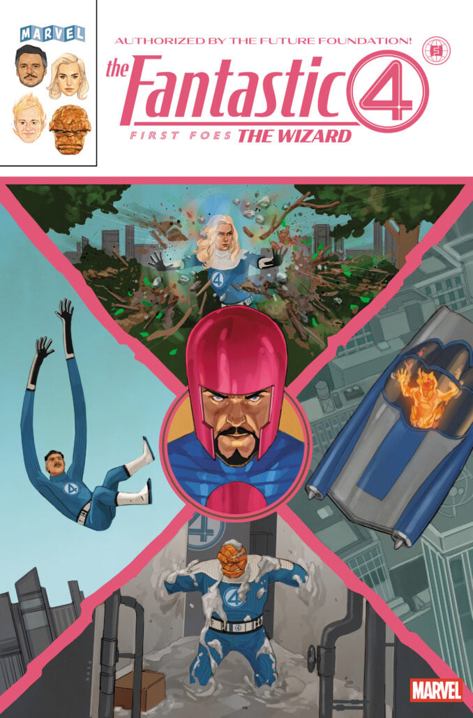 Fantastic Four: First Foes - The Wizard cover by Phil Noto