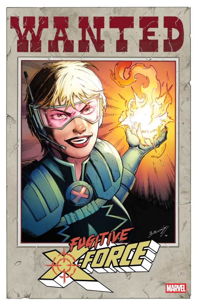 Fugitive X-Force #1 cover B, by Mark Bagley
