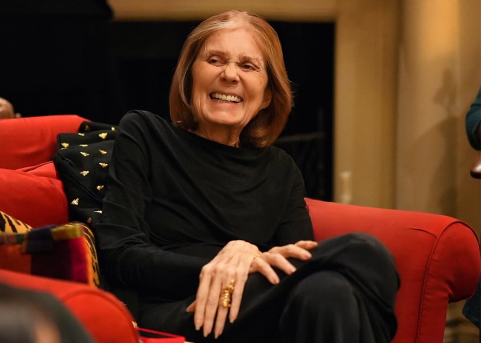 A recent photo of Gloria Steinem by Gia McKenna, courtesy of Gloria's Foundation