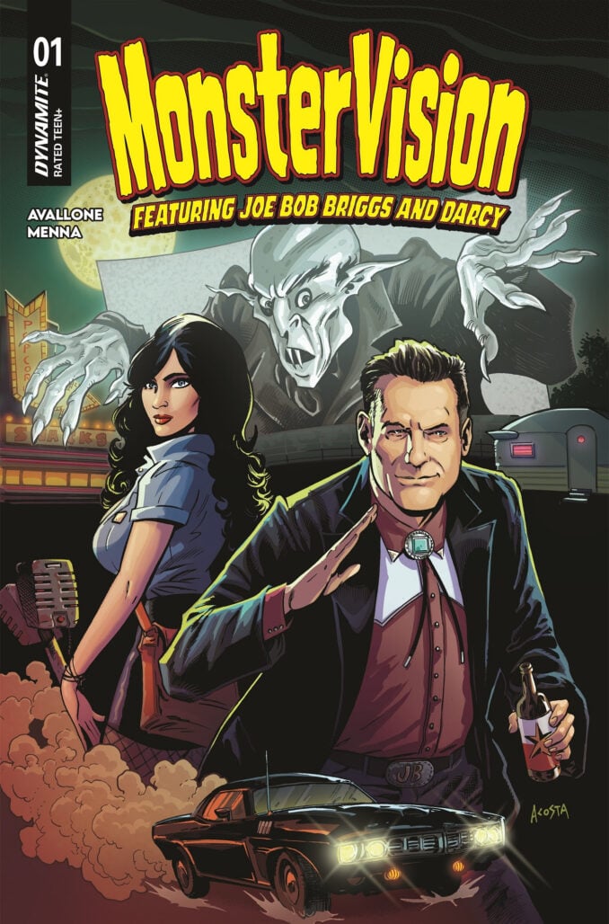 MonsterVision #1 cover by Dave Acosta