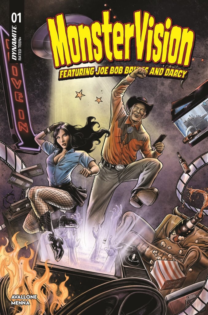 MonsterVision #1 cover by Kewber Baal