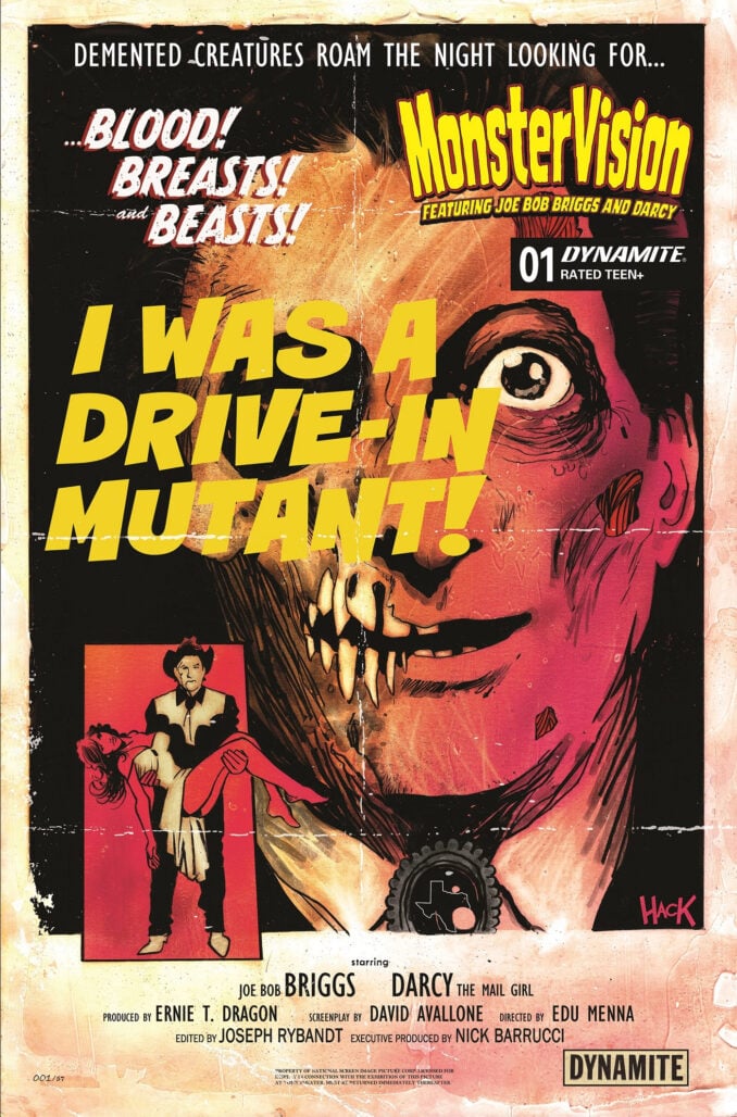 MonsterVision #1 cover by Robert Hack
