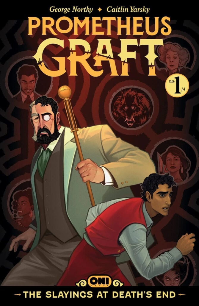 Prometheus Graft: The Slayings at Death's End #1 cover A, by Caitlin Yarsky