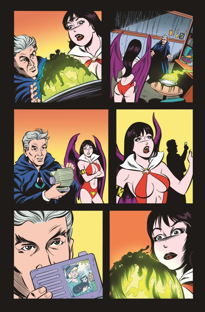 Sabrina the Teenage Witch x Vampirella #1 preview page 3