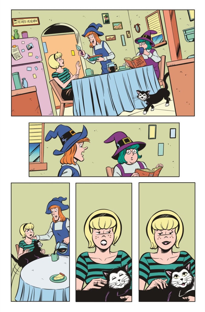 Sabrina the Teenage Witch x Vampirella #1 preview page 4