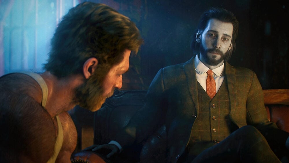 Logan and Nathaniel Essex in Insomniac's Wolverine game