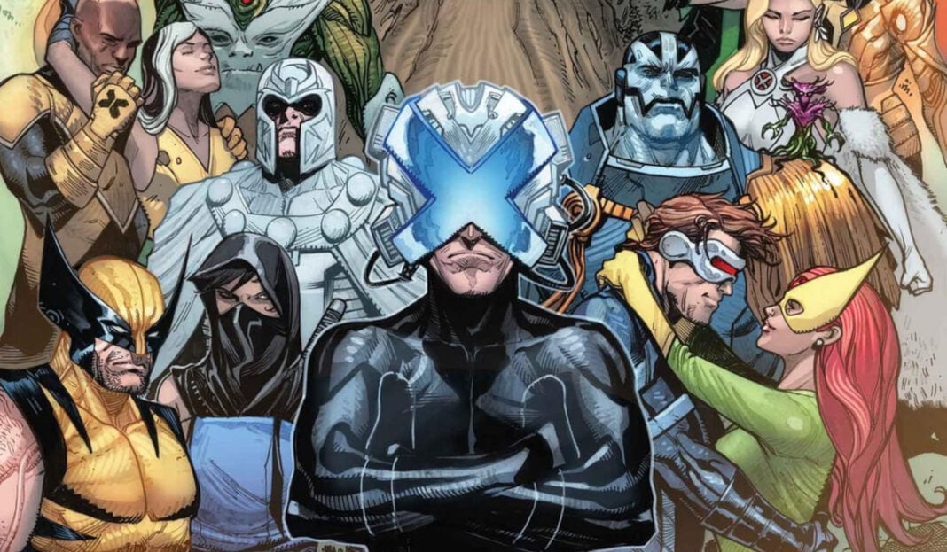 Detail of Joshua Cassara's cover for X-Men #34 (2024)