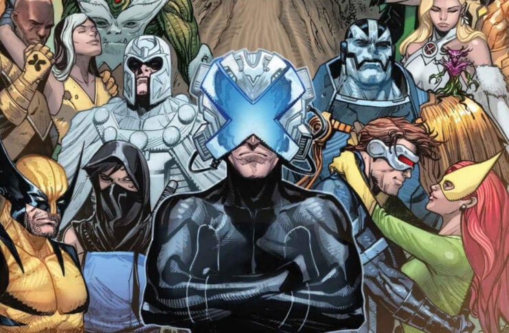 Detail of Joshua Cassara's cover for X-Men #34 (2024)