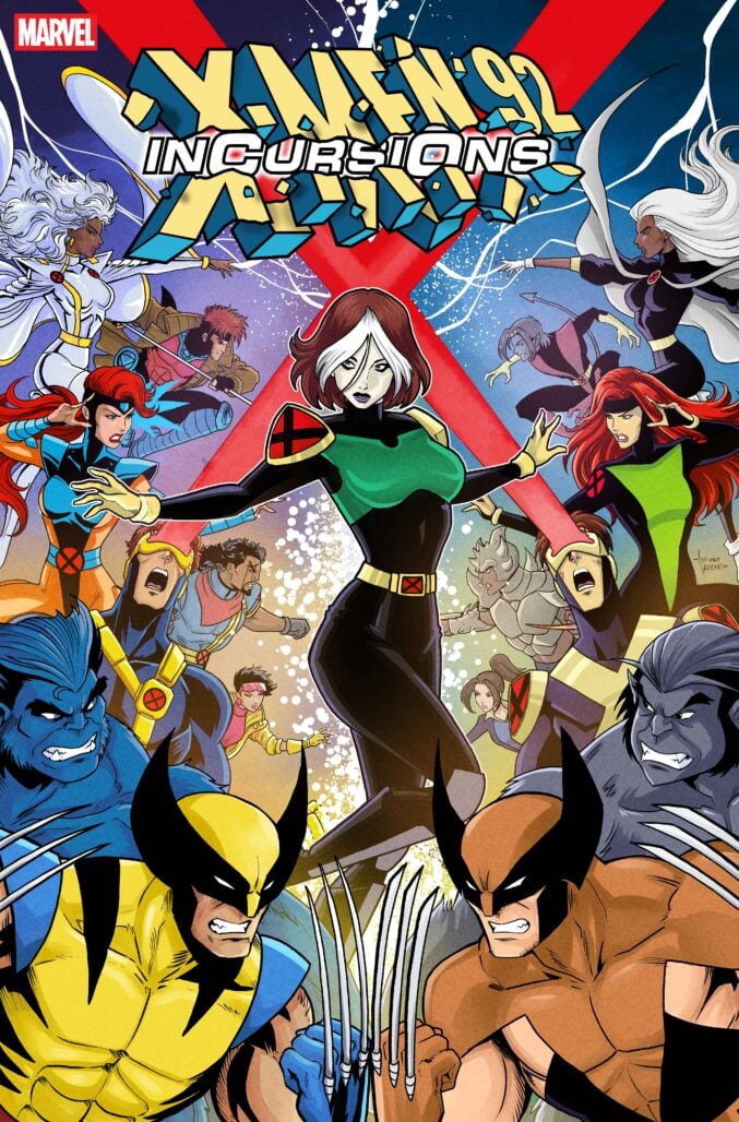X-Men '92: Incursions cover A (featuring Evolution's Rogue) by Luciano Vecchio