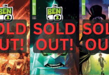 The new Ben 10 comic has sold more than 500,000 copies ben 10 sold out