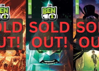 The new Ben 10 comic has sold more than 500,000 copies ben 10 sold out