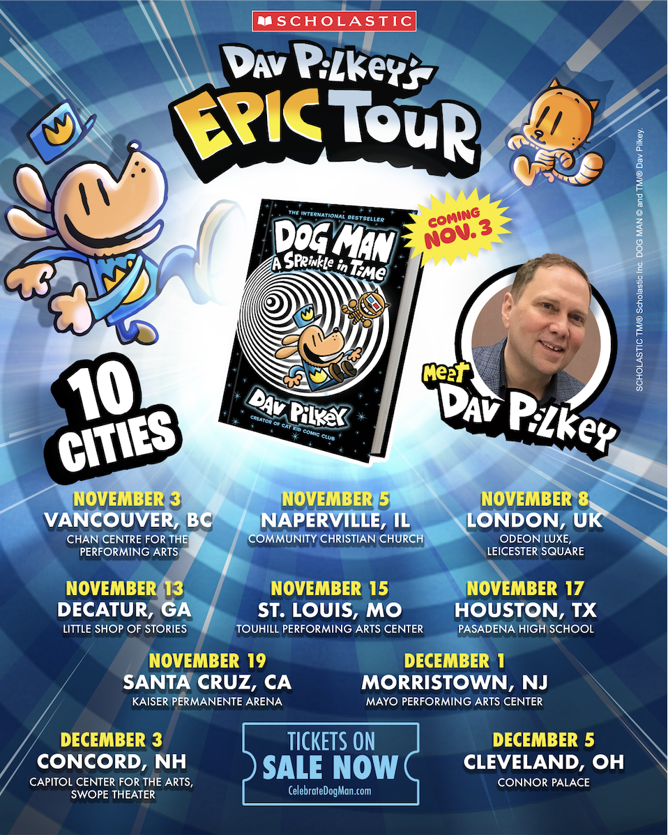 Dog Man ten year anniversary tour poster