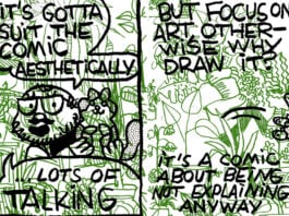 A review of the comic Mafalda that is itself a comic.