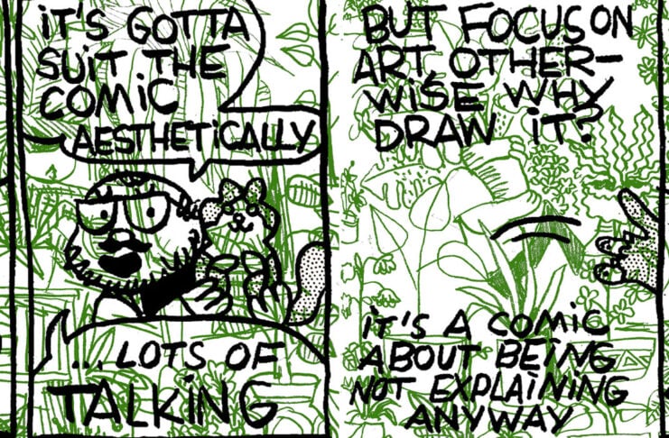 A review of the comic Mafalda that is itself a comic.