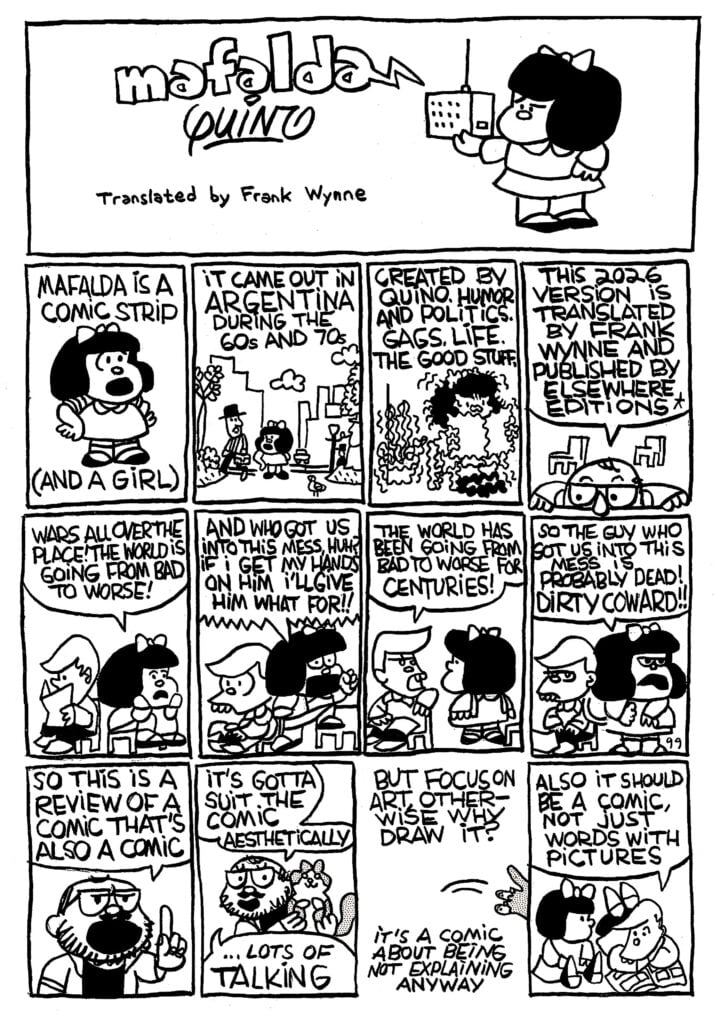 A review of a comic that is also a comic.
