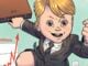 The origin of Business Baby revealed in CAPES backup stories by Kirkman & Bellegarde Business Baby