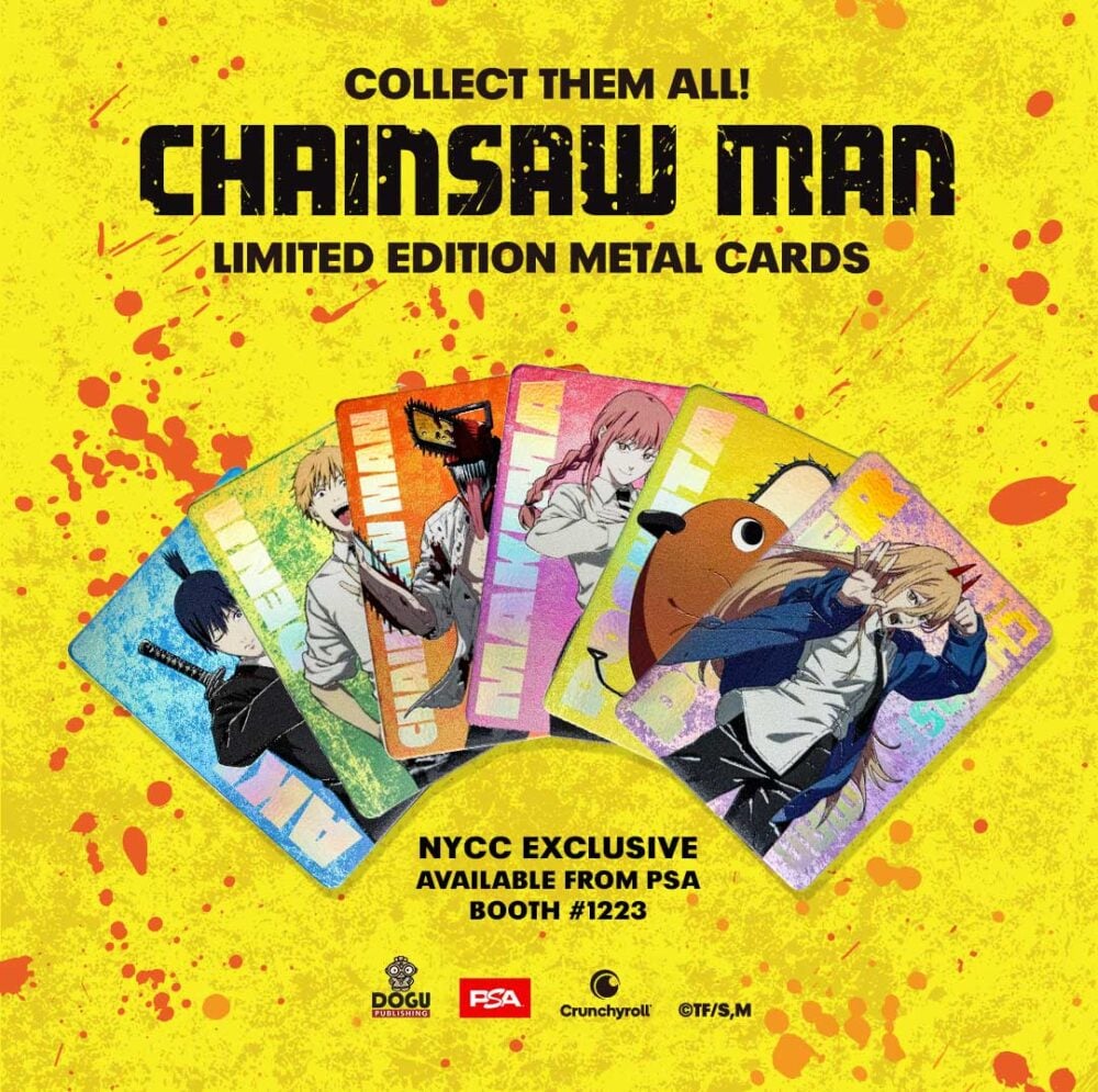 Chainsaw Man metal trading card
