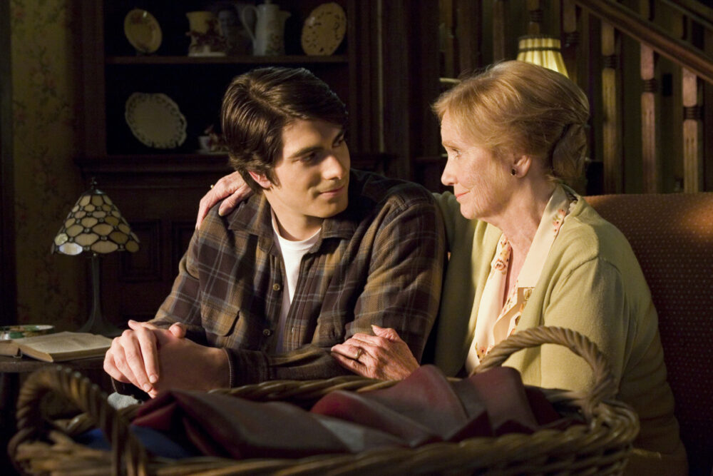 Eva Marie Saint and Brandon Routh (center) in Superman Returns