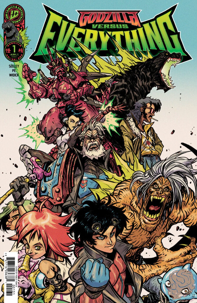 Godzilla vs Everything #1 cover C, by Pablo Tunica