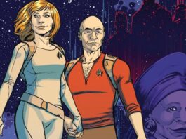 Star Trek: Crusher #1 cover A feat. Beverly, Jean-Luc and Guinan.