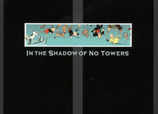 Art Spiegelman used AI for sticker on IN THE SHADOW OF NO TOWERS In the Shadow of No Towers featured