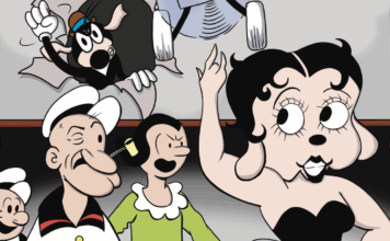 Studio Chikara’s PUBLIC DOMAIN FUNNIES COMICS #1 features fair-use fun Public Domain Funnies Comics #1 cover