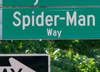 Street in Queens partially renamed Spider-Man Way Spider-Man Way featured. Photo courtesy of Gerardo Romo/NYC Council Media Unit.