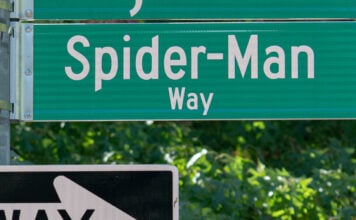 Street in Queens partially renamed Spider-Man Way Spider-Man Way featured. Photo courtesy of Gerardo Romo/NYC Council Media Unit.