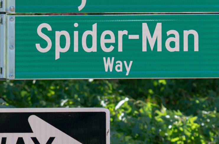 Spider-Man Way featured. Photo courtesy of Gerardo Romo/NYC Council Media Unit.