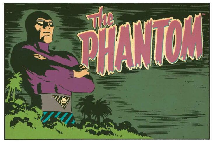 The Phantom comic strip featured