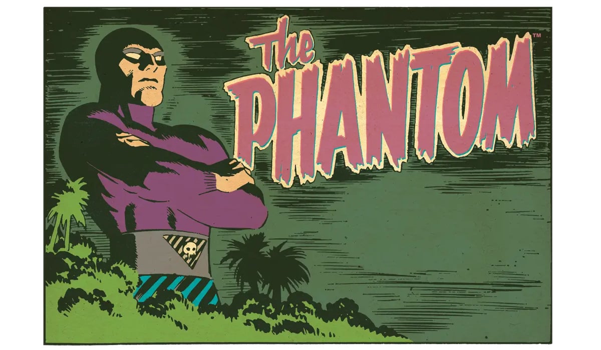 The Phantom comic strip featured The Phantom comic strip featured