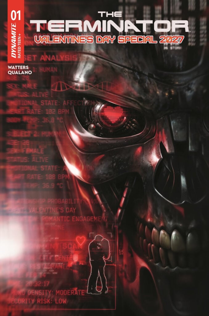 The Terminator Valentine's Day Special 2027 cover by Francesco Mattina