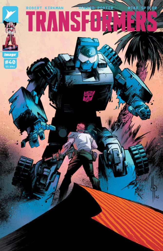 Transformers #40 cover A, by Jason Howard