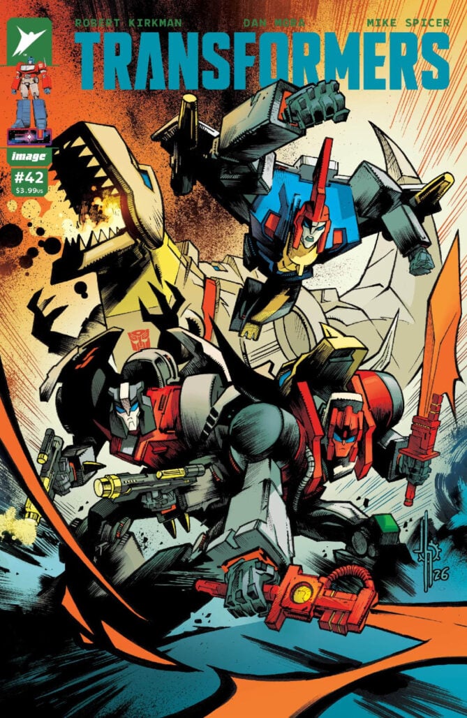 Transformers #42 cover A, by Jason Howard