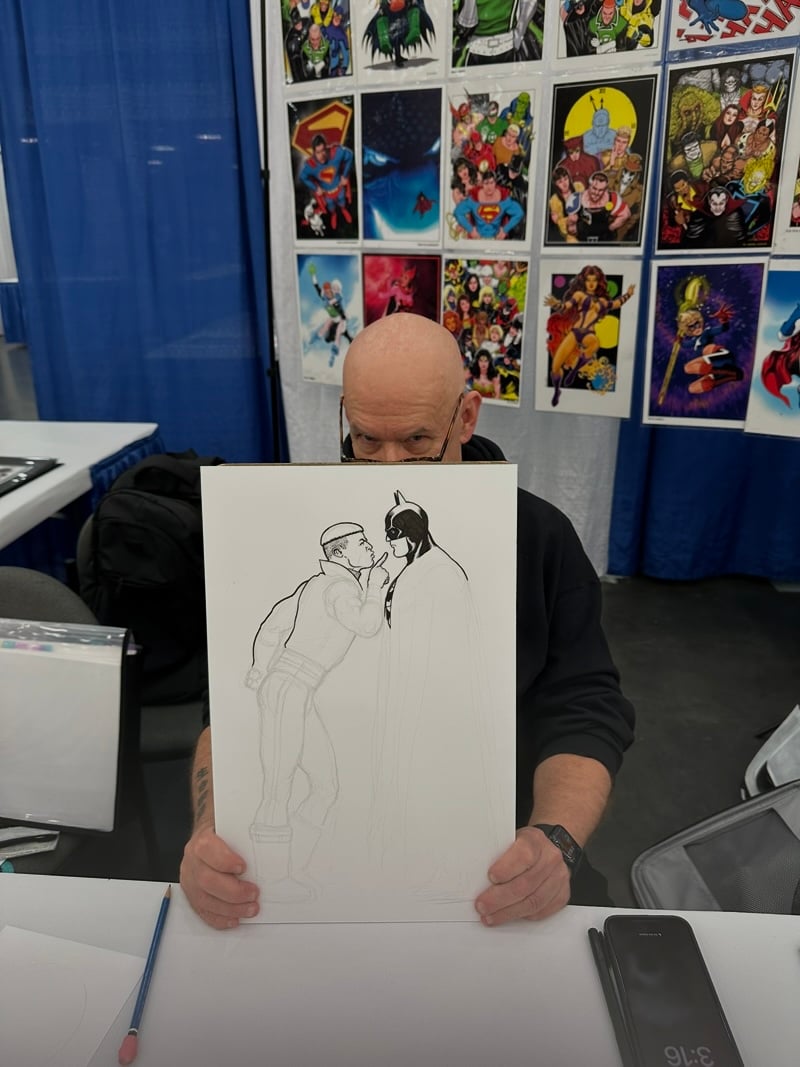 kevin maguire at baltimore comic con
