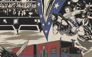 Preview: EVEL KNIEVEL: THE LAST GLADIATOR returns to Kickstarter for issue #2 and more biker brawls