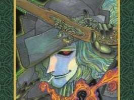 Beat’s Bizarre Adventure: THE GHOST AND THE LADY is ghoulish fun The cover of The Black Museum: The Ghost and the Lady, depicting a ghostly man with long green hair. He has red eyes, is carrying a gun in his hand, and is lighting a cigarette trailing red flame with the other.